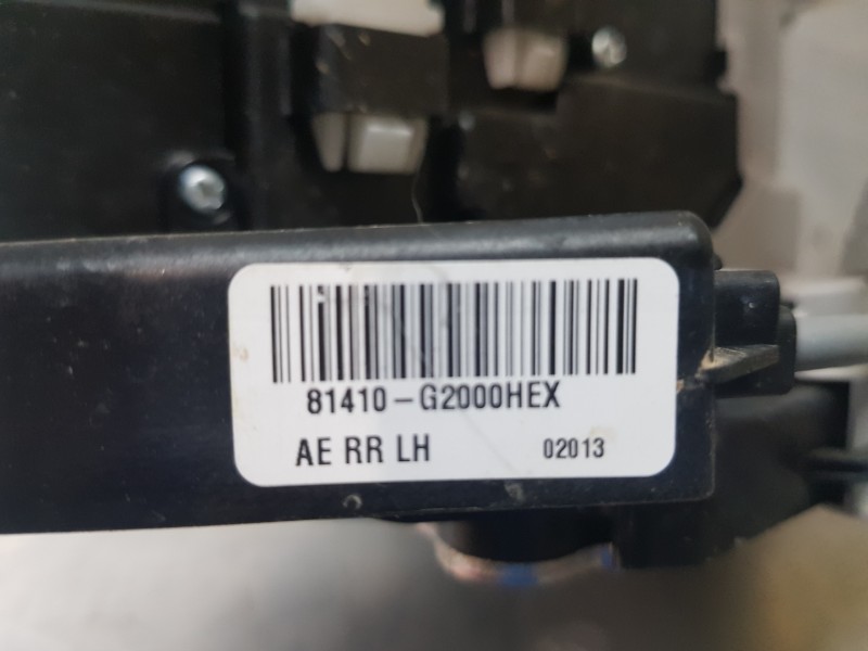 Recambio de cerradura puerta trasera izquierda para hyundai ioniq klass referencia OEM IAM 81410G2000  