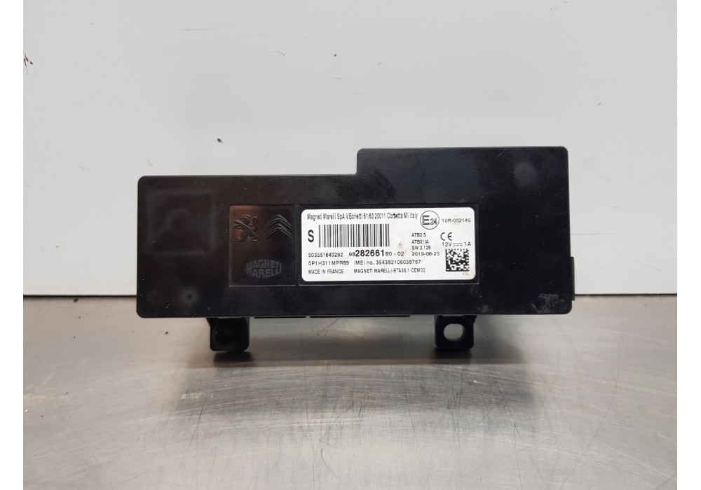 Recambio de modulo electronico para peugeot 308 allure puretech referencia OEM IAM 9828266180  