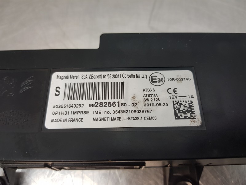 Recambio de modulo electronico para peugeot 308 allure puretech referencia OEM IAM 9828266180  