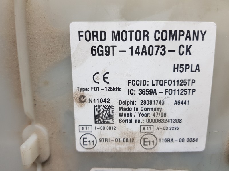 Recambio de caja reles / fusibles para ford s-max (ca1) trend referencia OEM IAM 6G9T14A073CK  