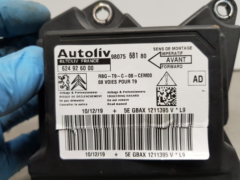 Recambio de kit airbag para peugeot 308 sw allure referencia OEM IAM 16108046ZD 9807568180 