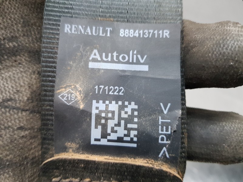 Recambio de cinturon seguridad trasero izquierdo para dacia sandero iii driving referencia OEM IAM 888413711R  