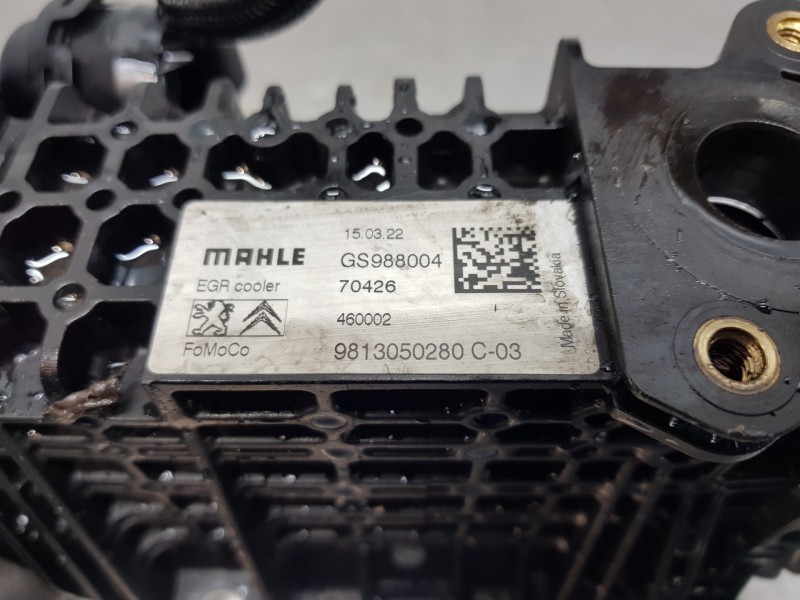 Recambio de enfriador egr para peugeot 308 sw allure referencia OEM IAM 9813050280  