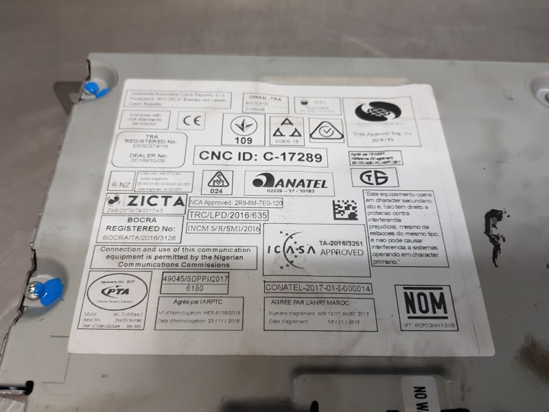 Recambio de sistema audio / radio cd para peugeot 308 sw allure referencia OEM IAM 1631826680 1675389980 