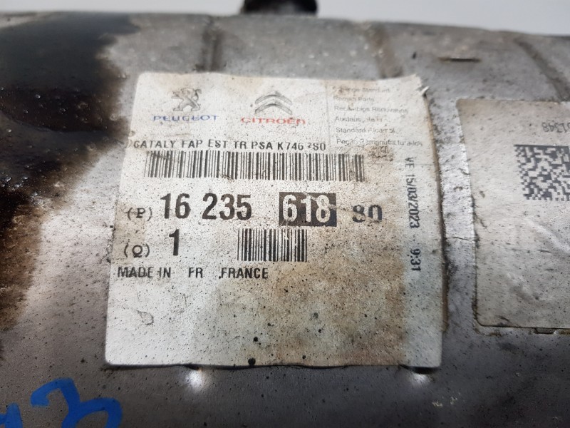 Recambio de filtro de particulas para peugeot 308 sw allure referencia OEM IAM 1623561880 9822400080 