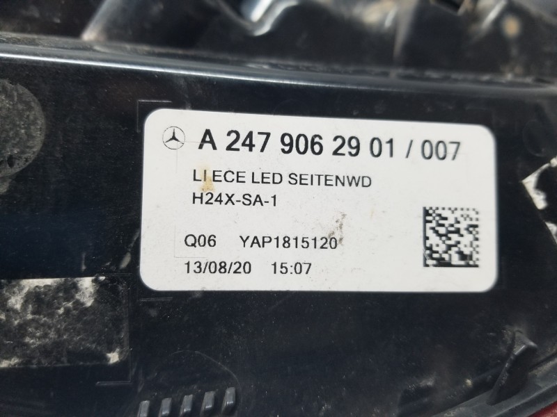 Recambio de piloto trasero izquierdo para mercedes clase gla (bm 247) advantage referencia OEM IAM A2479062901  