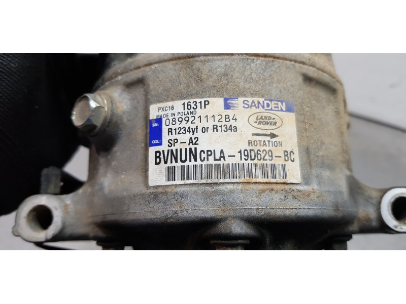 Recambio de compresor aire acondicionado para land rover range rover vogue referencia OEM IAM LR035761  