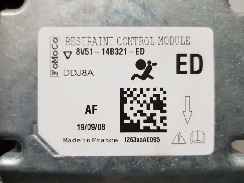 Recambio de kit airbag para ford fiesta (cb1) active referencia OEM IAM 1766734 8V51B61294CE 8V51B61295CE