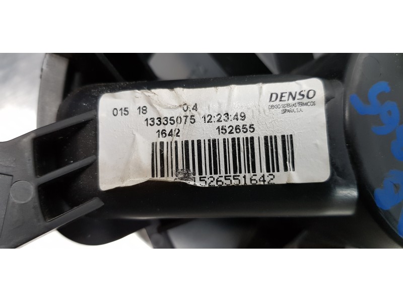 Recambio de motor calefaccion para opel corsa e edition referencia OEM IAM 13335075   Recambio de motor calefaccion para opel corsa e edition referencia OEM IAM 13335075