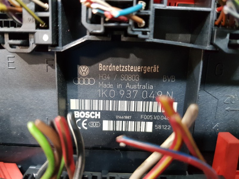 Recambio de modulo confort para volkswagen golf v berlina (1k1) highline referencia OEM IAM 1K0937049N 01461887 