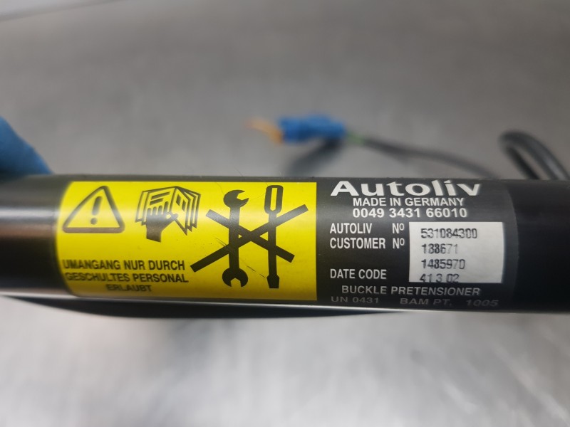 Recambio de pretensor airbag izquierdo para bmw mini (r50,r53) cooper referencia OEM IAM 72111485968  