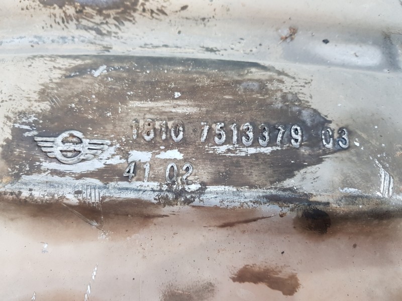 Recambio de tubo escape trasero para bmw mini (r50,r53) cooper referencia OEM IAM 18307537083  