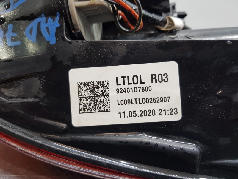 Recambio de piloto trasero izquierdo para hyundai tucson klass referencia OEM IAM 92401D7600  