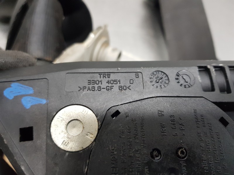 Recambio de cinturon seguridad delantero derecho para volkswagen caddy ka/kb (2c) tramper referencia OEM IAM 2K5857805BRYV 2K585