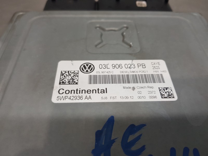 Recambio de centralita motor uce para volkswagen caddy ka/kb (2c) tramper referencia OEM IAM 03L906023PB 5WP42936AA 