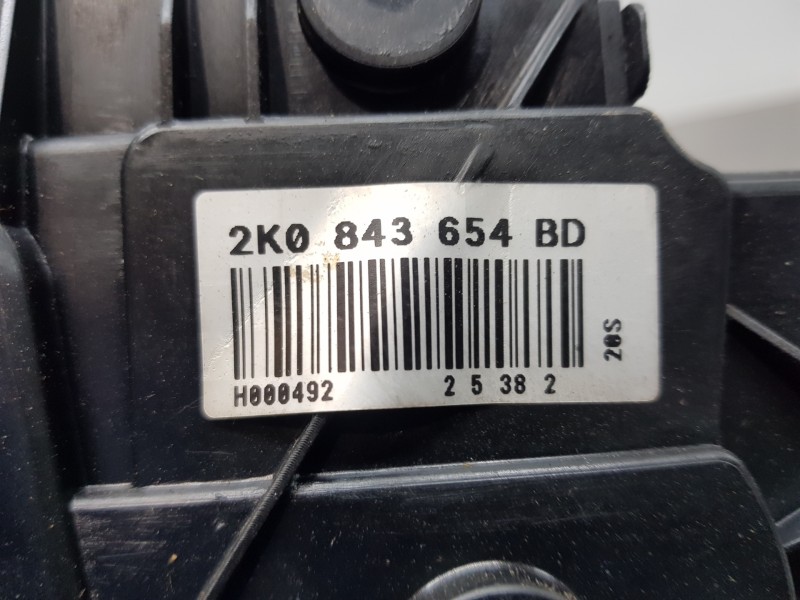 Recambio de cerradura puerta lateral derecha para volkswagen caddy ka/kb (2c) tramper referencia OEM IAM 2K0843654BD  