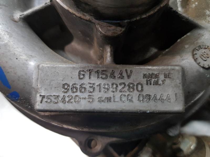Recambio de turbocompresor para citroen c4 picasso sx referencia OEM IAM 375J6 9663199280 