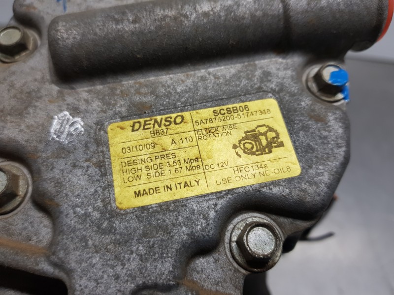 Recambio de compresor aire acondicionado para ford ka (ccu) duratec referencia OEM IAM 2637424 5A7875200 