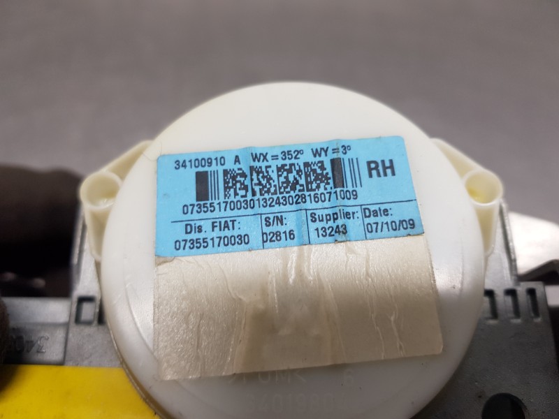 Recambio de cinturon seguridad delantero derecho para ford ka (ccu) duratec referencia OEM IAM 2315651  