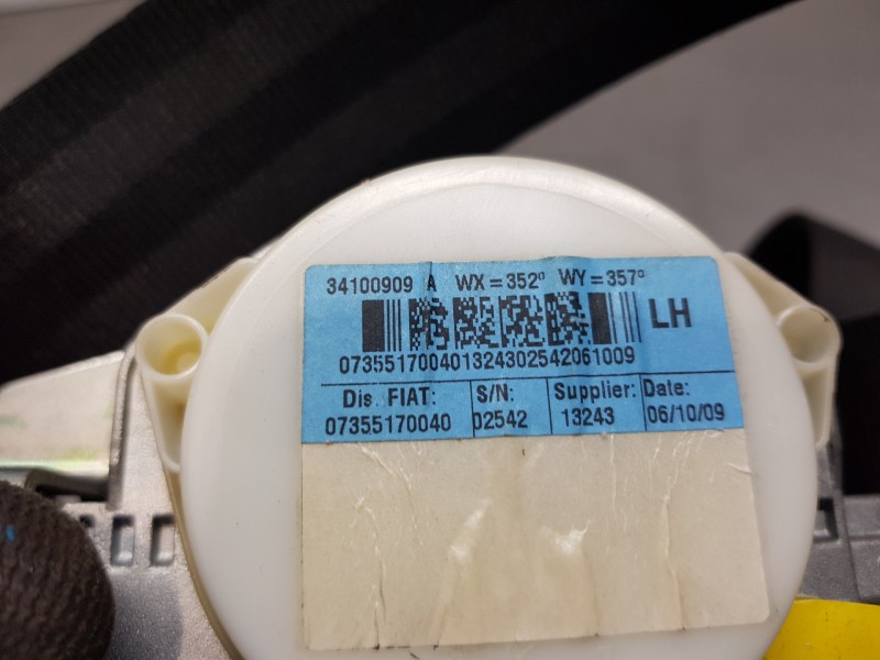 Recambio de cinturon seguridad delantero izquierdo para ford ka (ccu) duratec referencia OEM IAM 2315651  