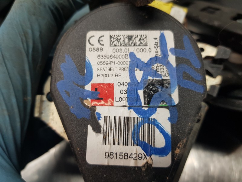 Recambio de kit airbag para citroen ds 7 crossback referencia OEM IAM 16317288ZD  