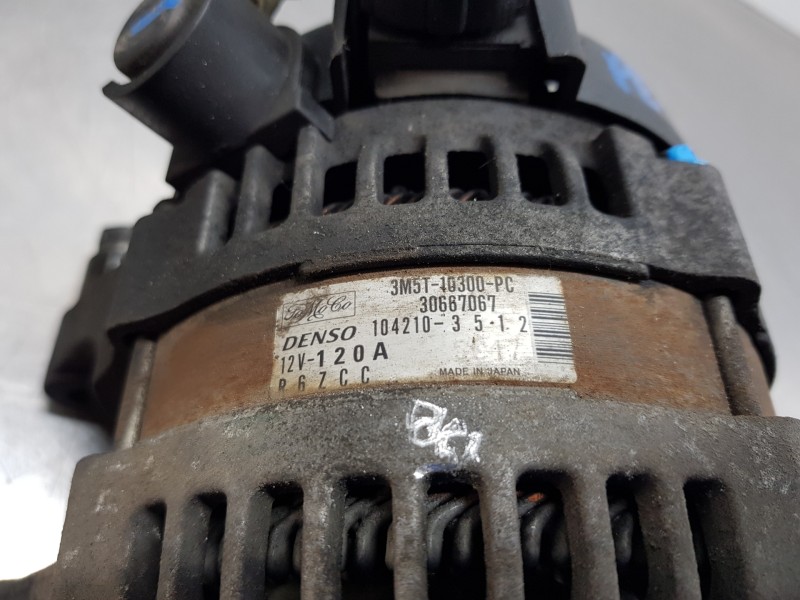 Recambio de alternador para volvo v50 familiar kinetic referencia OEM IAM 36050997 3M5T10300PC 