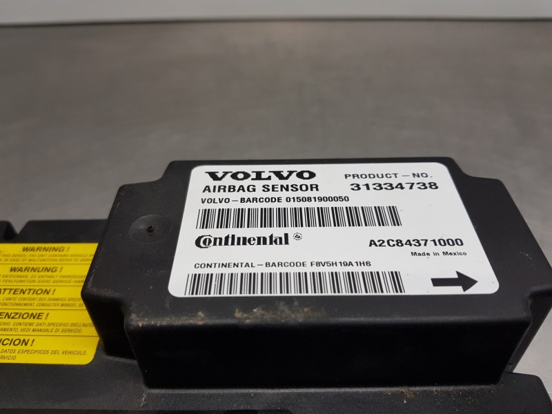 Recambio de centralita airbag para volvo v50 familiar kinetic referencia OEM IAM 31334738 A2C84371000 