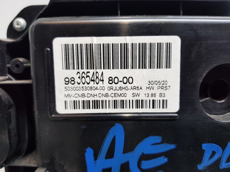 Recambio de cuadro instrumentos para citroen ds 7 crossback referencia OEM IAM 9836548480  