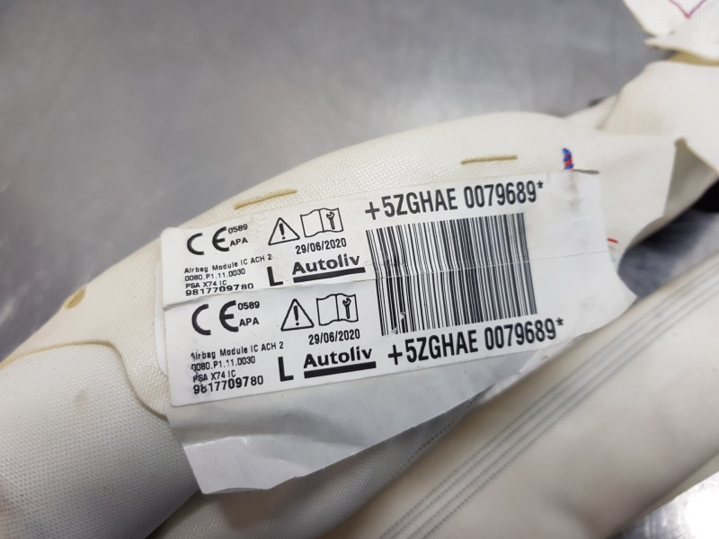 Recambio de airbag cortina delantero izquierdo para citroen ds 7 crossback referencia OEM IAM 9817709780  