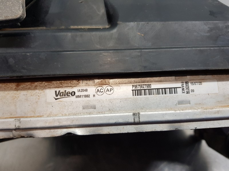 Recambio de intercooler para citroen ds 7 crossback referencia OEM IAM 9675627980  