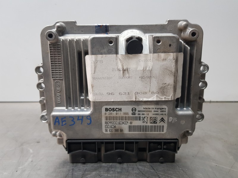 Recambio de centralita motor uce para citroen c4 berlina exclusive referencia OEM IAM 9653958980 0281011966 