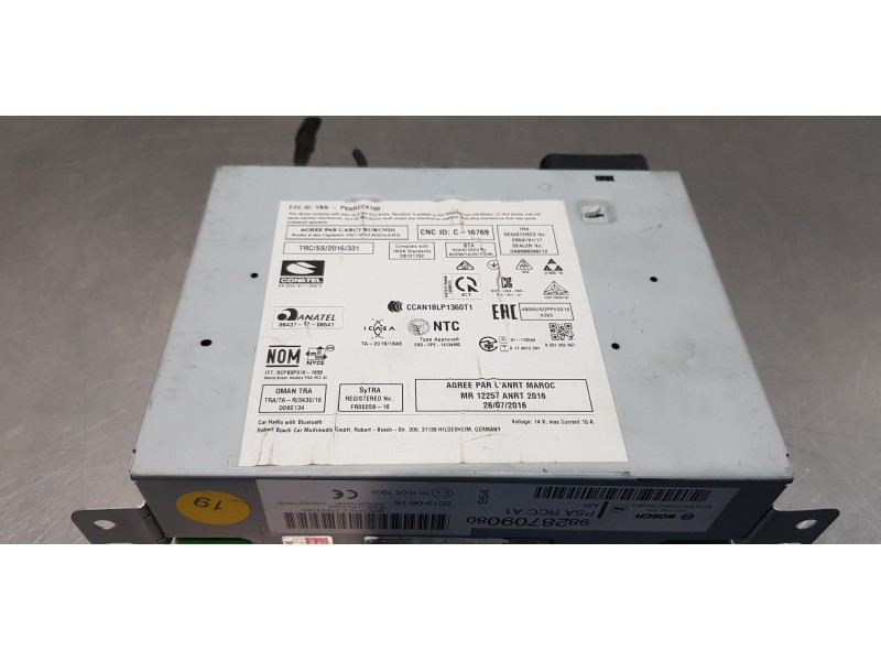 Recambio de sistema audio / radio cd para citroen c-elysée shine referencia OEM IAM 9828709080   Recambio de sistema audio / radio cd para citroen c-elysée shine referencia OEM IAM 9828709080