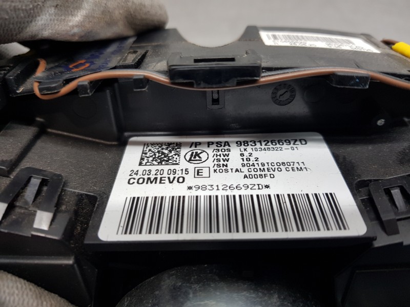 Recambio de mando multifuncion para citroen ds 7 crossback referencia OEM IAM 98312669ZD  