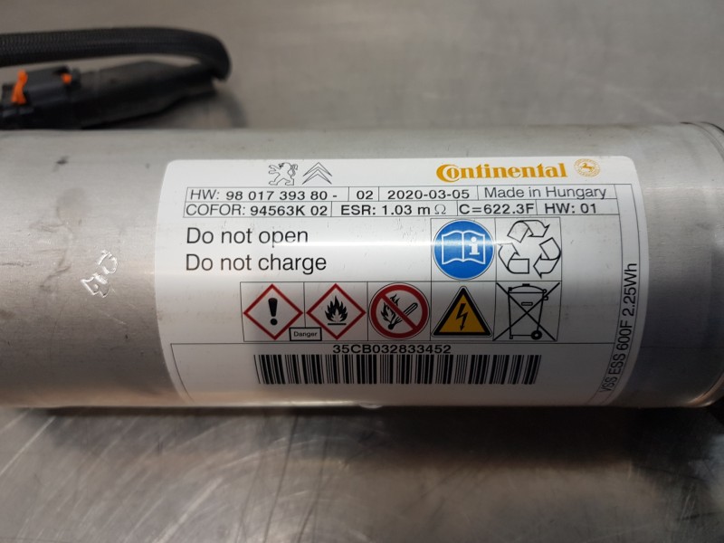 Recambio de centralita start / stop para citroen ds 7 crossback referencia OEM IAM 9801739380  