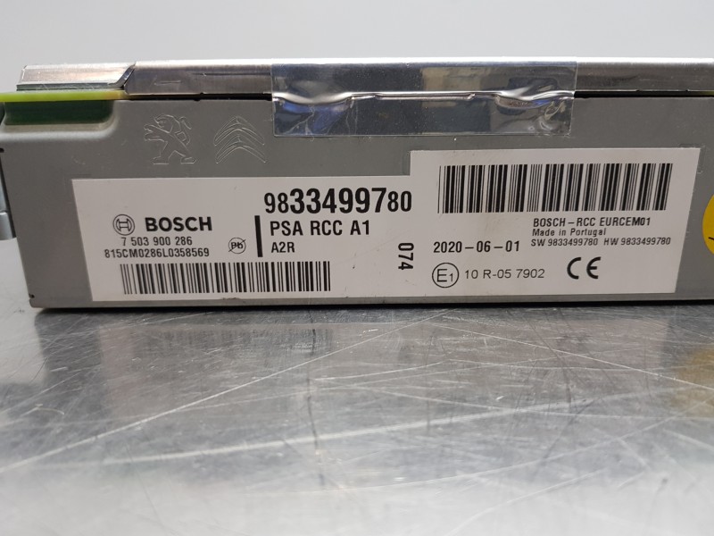 Recambio de sistema audio / radio cd para citroen ds 7 crossback referencia OEM IAM 9833499780  