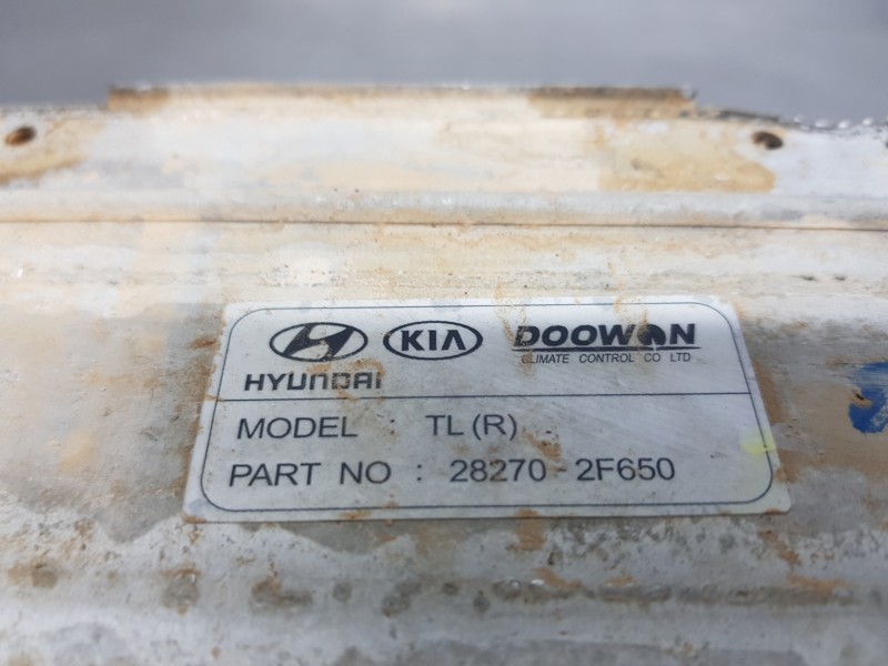 Recambio de intercooler para hyundai tucson klass referencia OEM IAM 282712F650 28270F2F650 