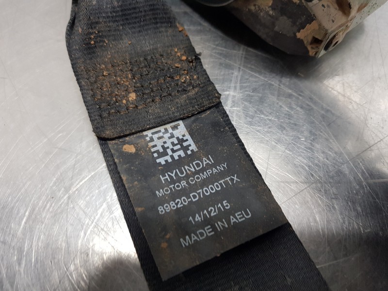Recambio de cinturon seguridad trasero derecho para hyundai tucson klass referencia OEM IAM 89820D7000TTX  