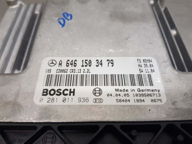 Recambio de centralita motor uce para mercedes clase c (w203) berlina elegance referencia OEM IAM A6461503479 0281011936 