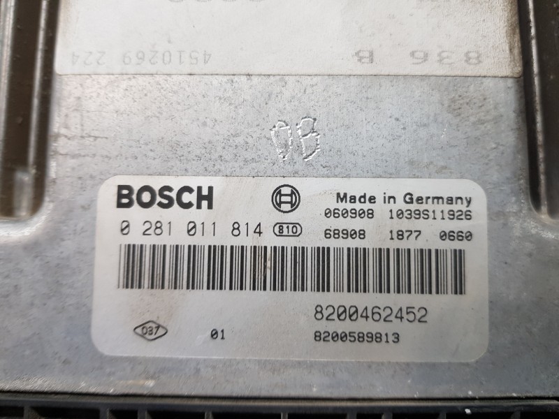 Recambio de centralita motor uce para renault scenic ii authentique referencia OEM IAM 8200462452 0281011814 