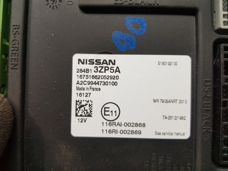 Recambio de modulo confort para nissan pulsar (c13) fastback referencia OEM IAM 284B13ZP5A  