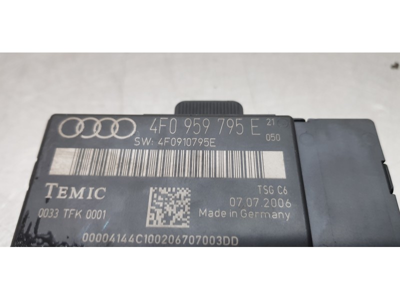 Recambio de modulo electronico para audi a6 berlina (4f2) 3.2 fsi referencia OEM IAM 4F0959795E   Recambio de modulo electronico para audi a6 berlina (4f2) 3.2 fsi referencia OEM IAM 4F0959795E