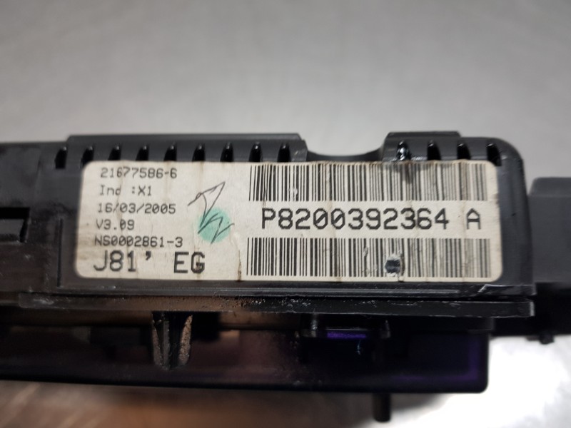 Recambio de cuadro instrumentos para renault espace iv (jk0) dynamique referencia OEM IAM 8200392364  