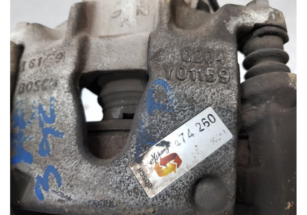 Recambio de pinza freno trasera derecha para renault master ii phase 2 caja cerrada furgón referencia OEM IAM 7701208037  