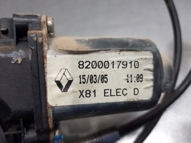 Recambio de elevalunas trasero derecho para renault espace iv (jk0) dynamique referencia OEM IAM 8200017910  