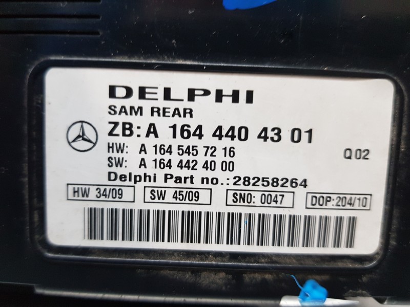 Recambio de modulo electronico para mercedes clase m (w164) 320 cdi 4m edition 10 referencia OEM IAM A1644404301  