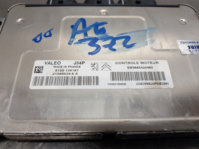 Recambio de centralita motor uce para peugeot 207 urban referencia OEM IAM 9665424480 8150138187 