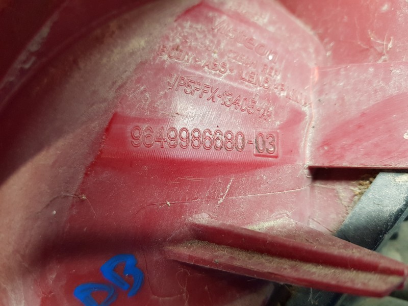 Recambio de piloto trasero izquierdo para peugeot 207 urban referencia OEM IAM 6350Y7  