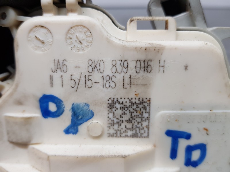 Recambio de cerradura puerta trasera derecha para audi q3 (8ug) advanced referencia OEM IAM 8K0839016H  