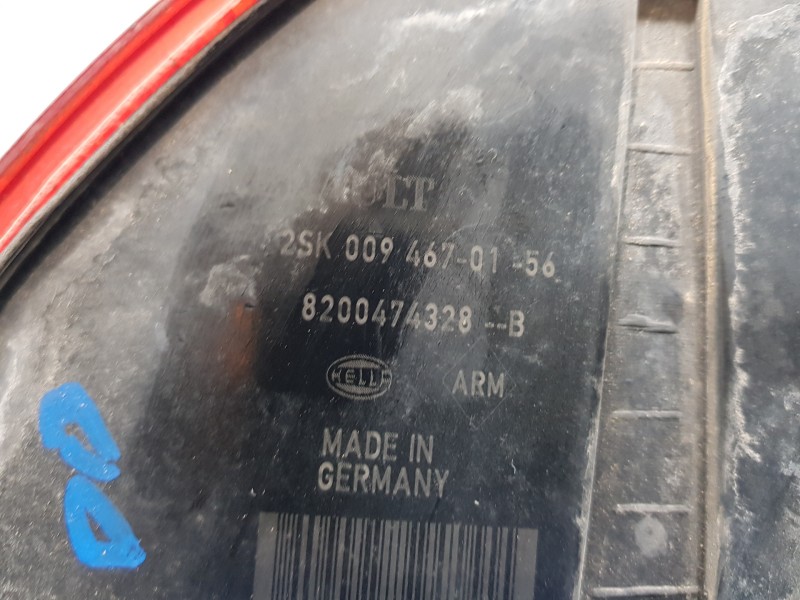 Recambio de piloto trasero izquierdo para renault scenic ii adventure referencia OEM IAM 8200474328  