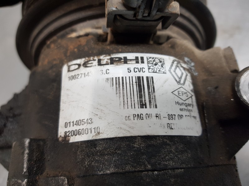 Recambio de compresor aire acondicionado para renault scenic ii adventure referencia OEM IAM 8200600110  